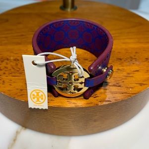 Tory Burch Skinny Double Snap Bracelet NWT